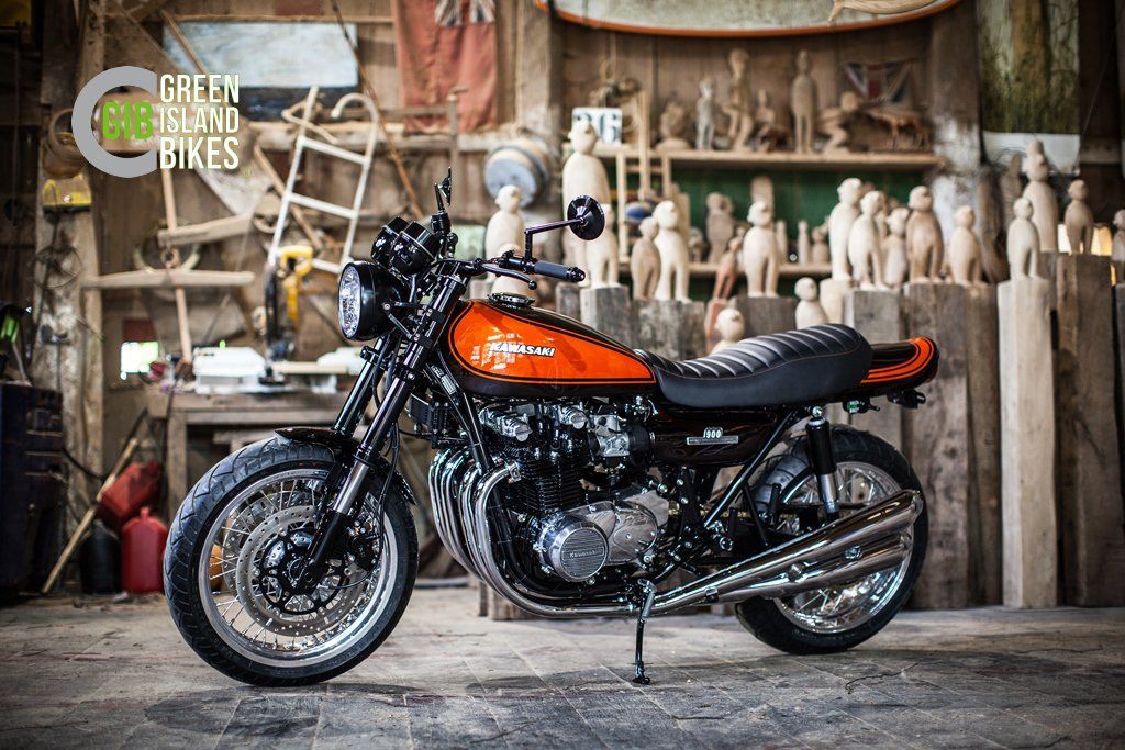 Kawasaki Z1 Klassisches und exklusives Motorrad Unikat von Green Island Bikes