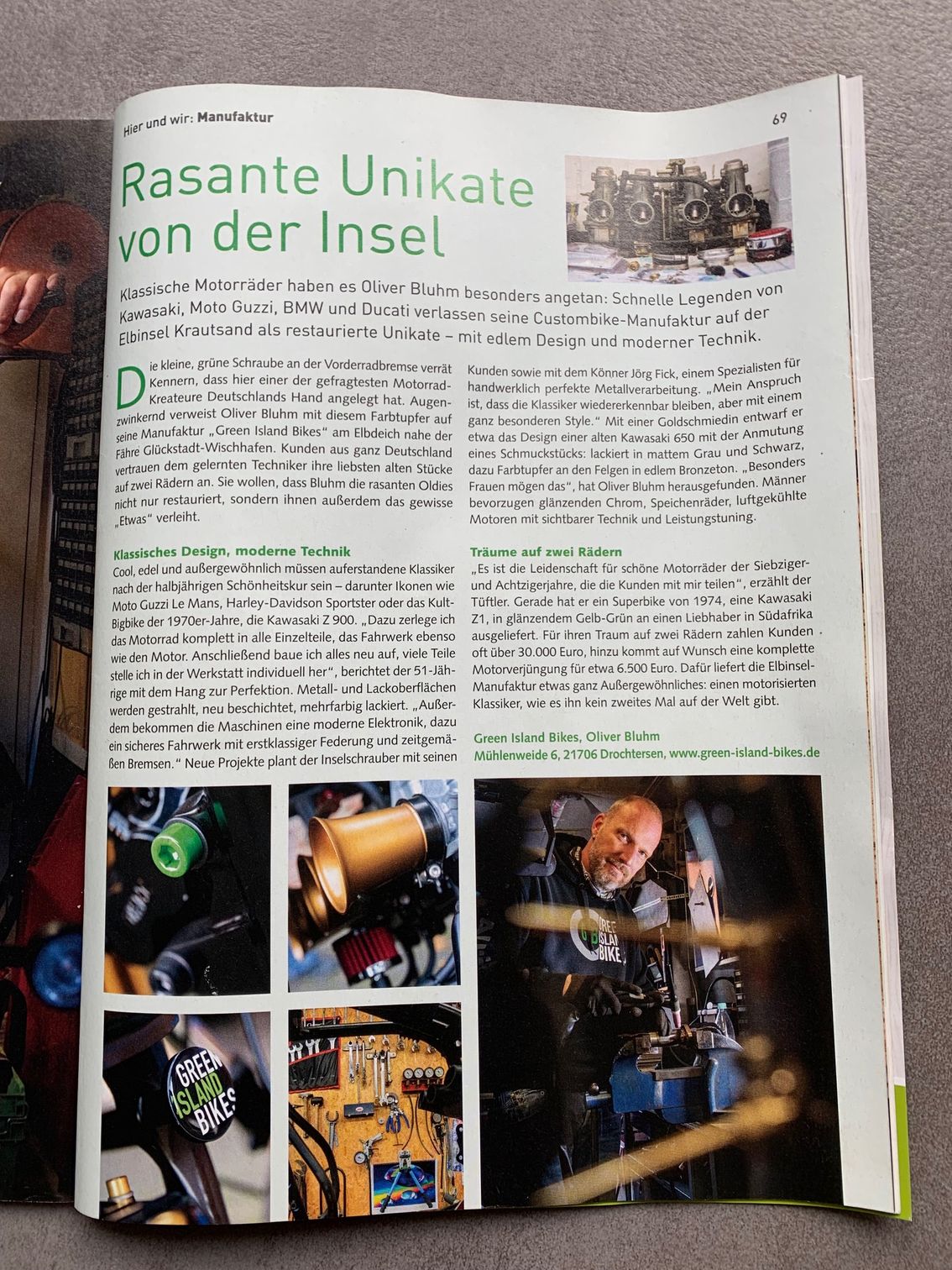 Green Island Bikes in den Medien