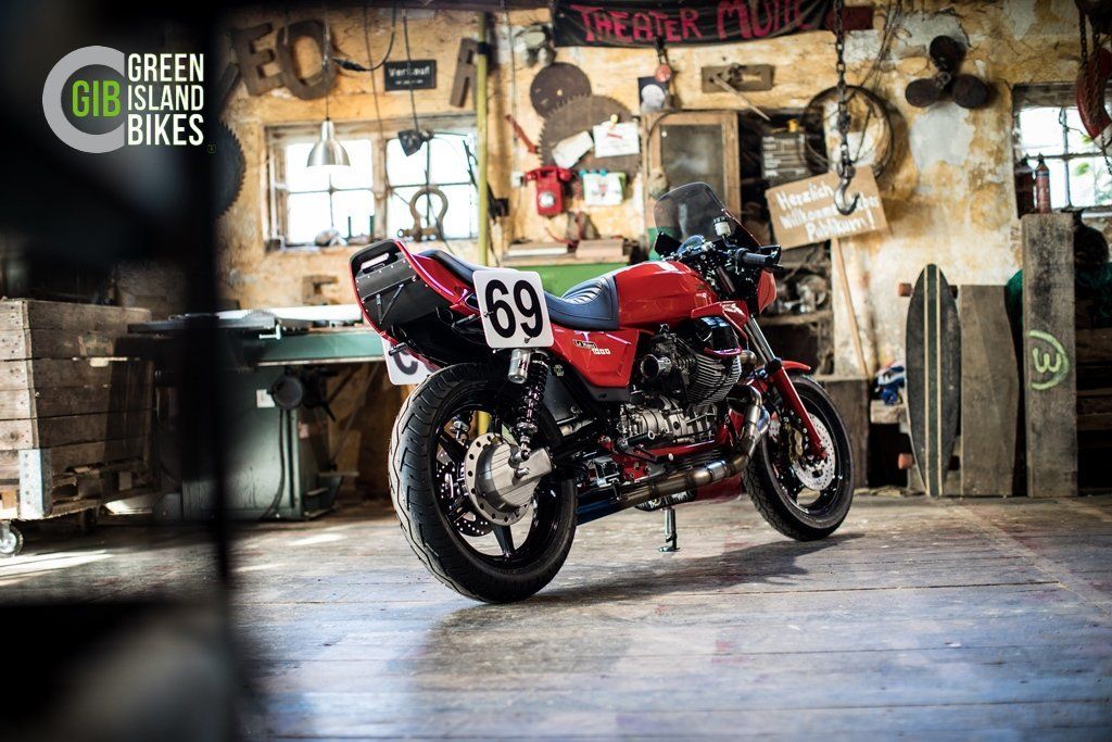 Moto Guzzi Le Mans  Klassische und exklusive Motorrad Unikat von Green Island Bikes. Dr.John Wittner.