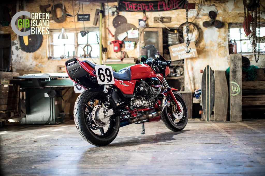 Moto Guzzi Le Mans Custombike im GIB / Wittner Style als Langstrecken-Renner