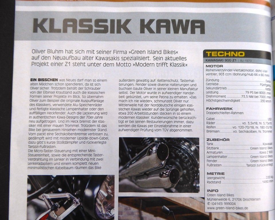 Green Island Bikes in den Medien