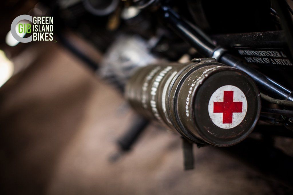 Triumph Starrahmen Klassische und exklusive Motorrad Unikat von Green Island Bikes