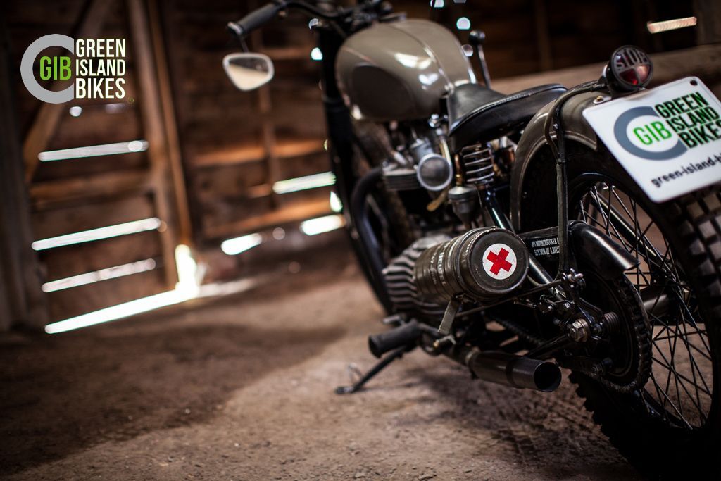 Projekt „The 1950’s“ – klassischer Triumph Umbau im Green Island Bikes Stil