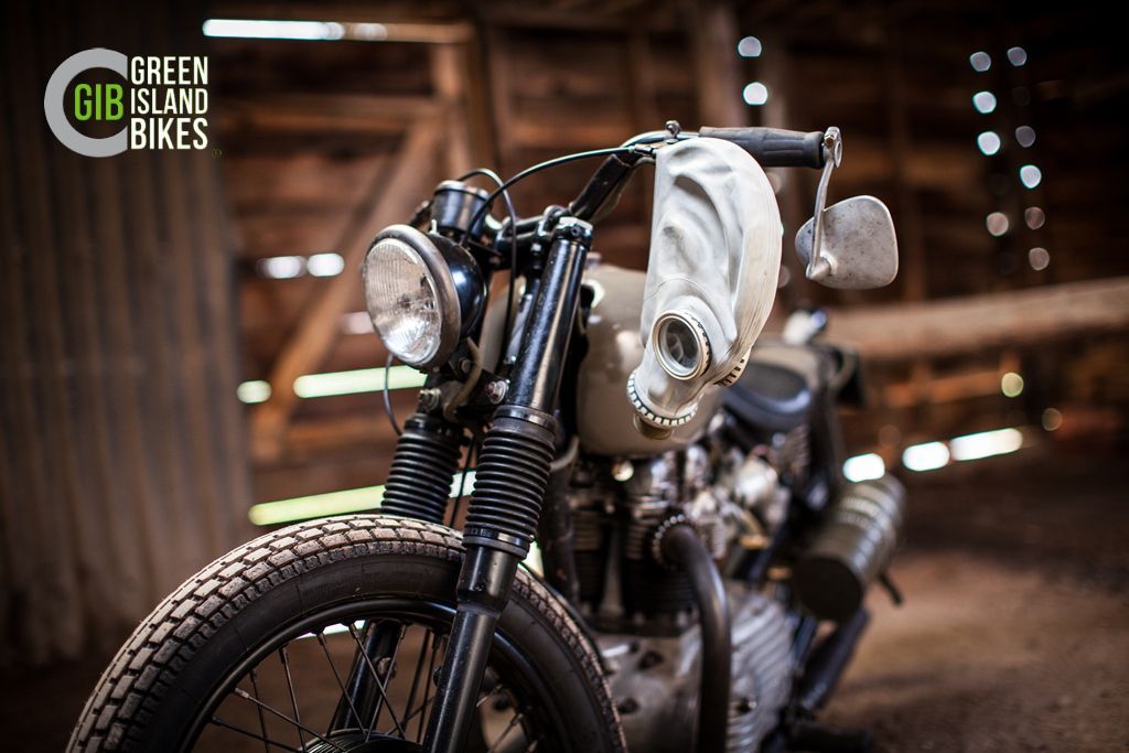Klassischer 50er-Jahre Custombike-Umbau inspiriert von „The Wild One“