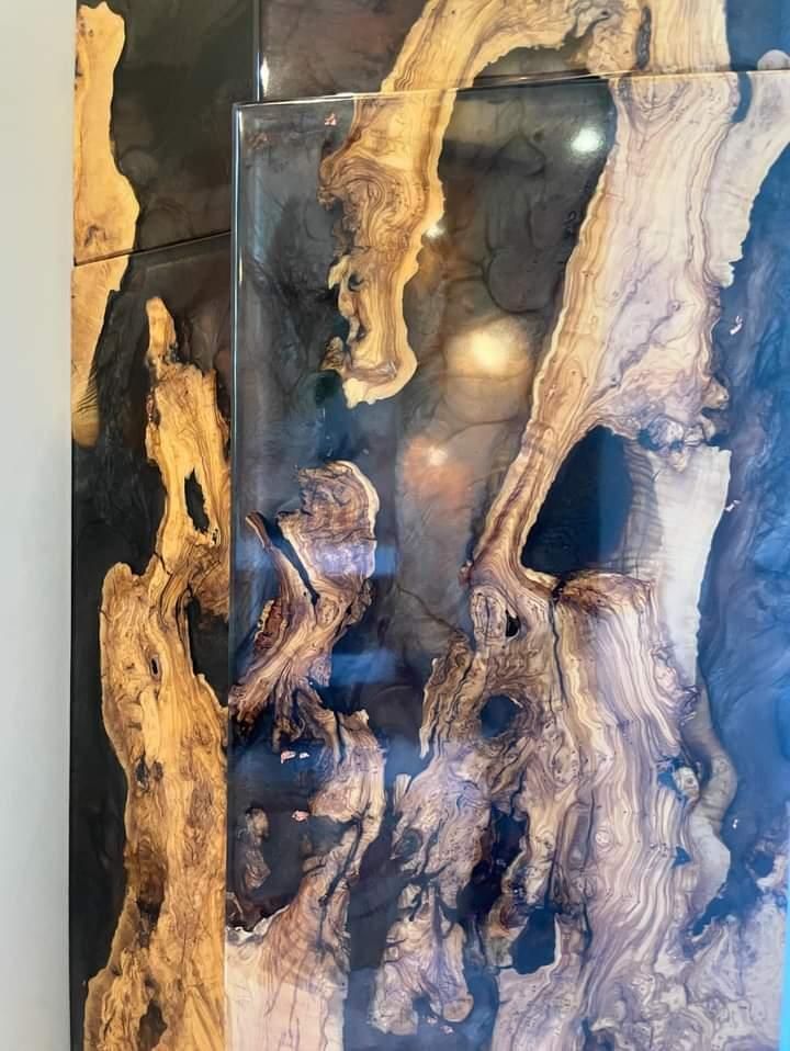 table ryver epoxy bois