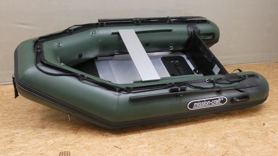 mission-craft Angelboot Grizzly 270 mit Aluminium-Heckspiegel