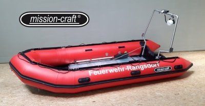 Feuerwehrboot Master 470 mit Beleuchtung Rettungsboot für Feuerwehr Master 470 Schlauchboot