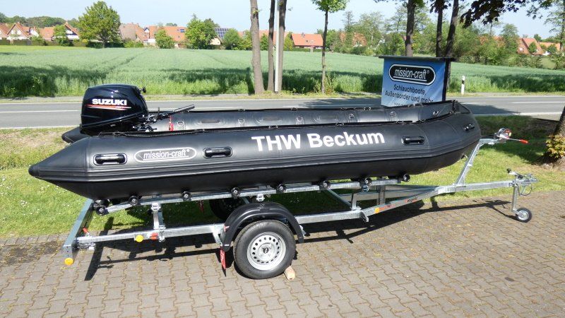 Master Schlauchboot THW Ausführung Arbeitsboot THW OV Beckum
