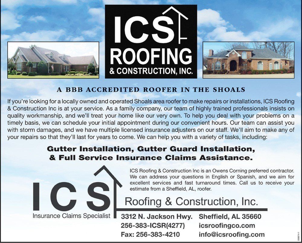ICS Roofing and Construction Inc. home ICS Roofing and Construction Inc. home