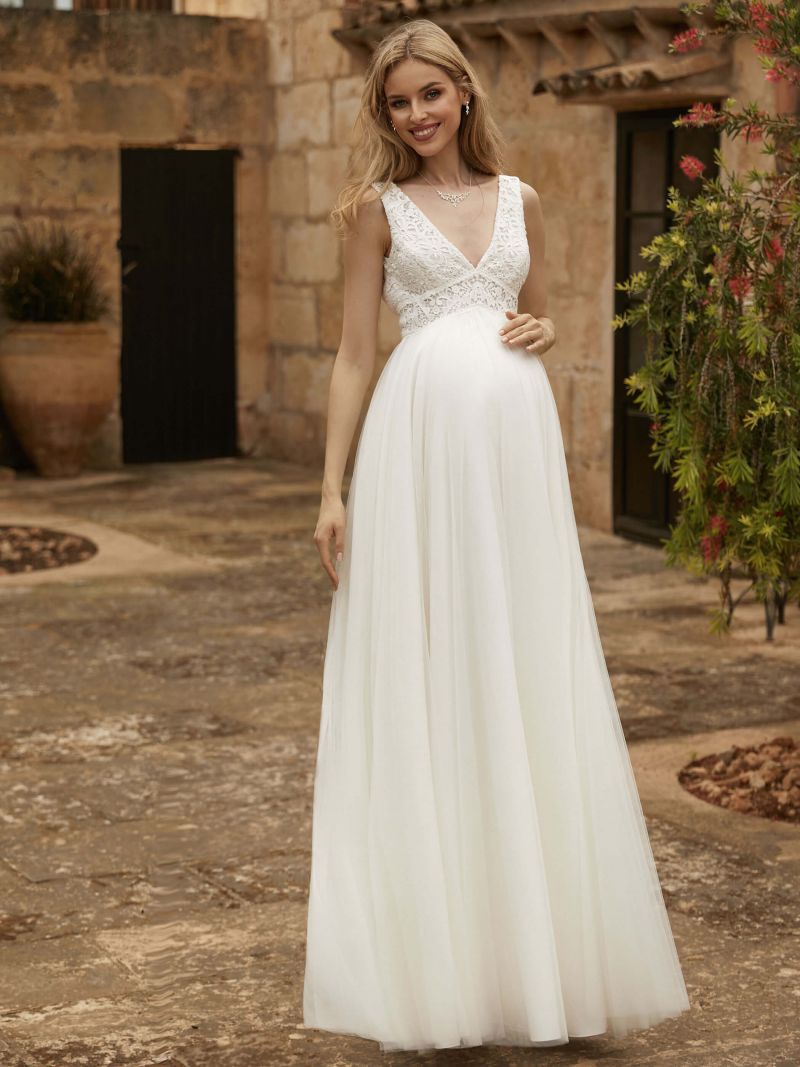 Bianco Evento Umstands-Brautkleid Alexa