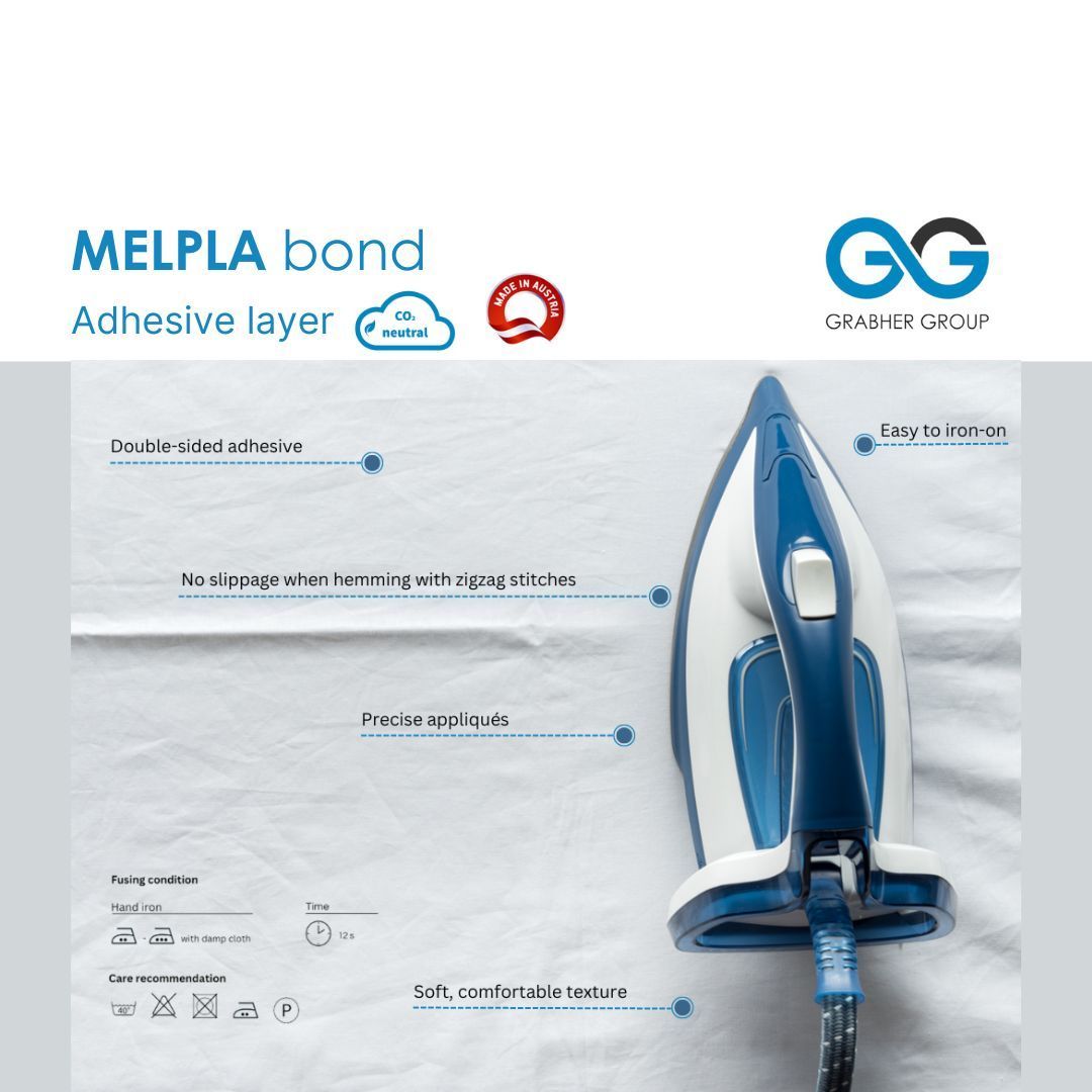 MELPA bond is a flexible, elastic adhesive nonwoven fabric that combines softness with strong adhesi