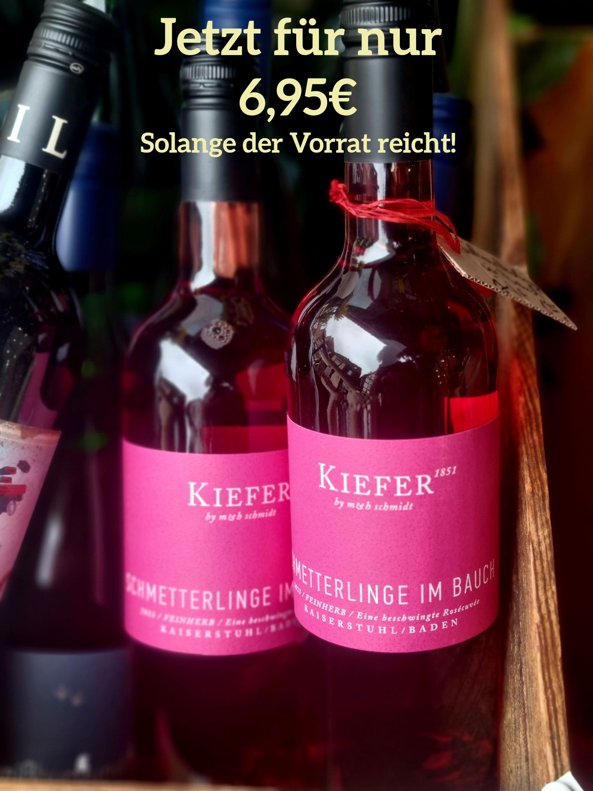 Schmetterlinge im Bauch.