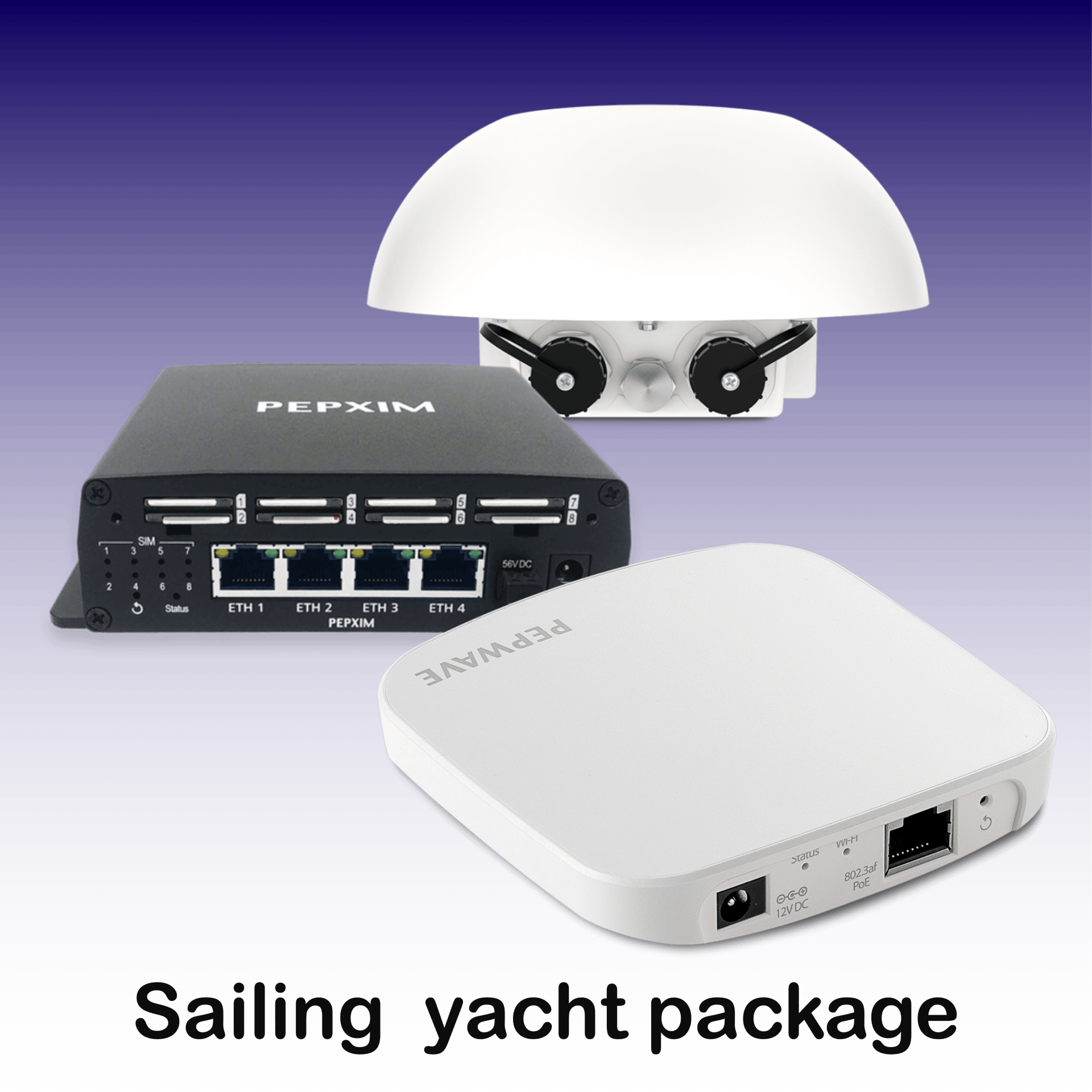 Various versions sailing yacht