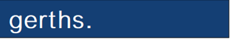 Logo_Name_Gerths-mit_einem_Punkt_weiß_auf-blauem_Hintergrund