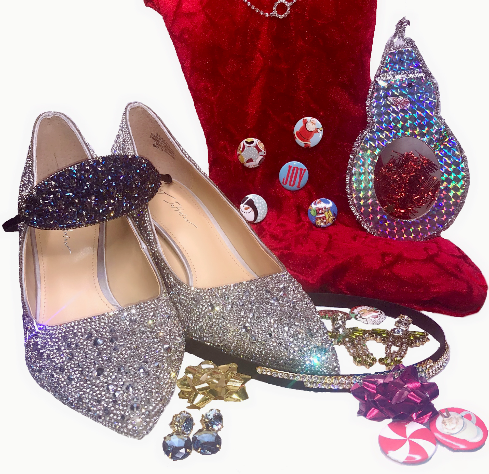 Embellished Shoes and Accessories for the Christmas and New Year