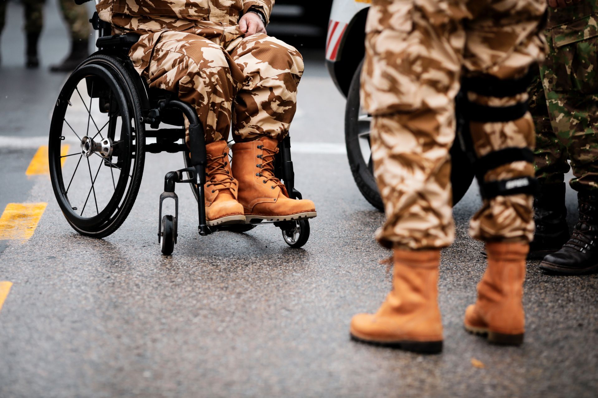 veteran in wheelchair