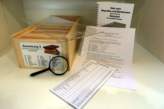 Holzmuster Sammlung Nr. 3 Holzmuster Sammlung 3 Lupe Zubehör