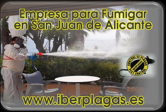 Empresa para fumigar en San Juan de Alicante