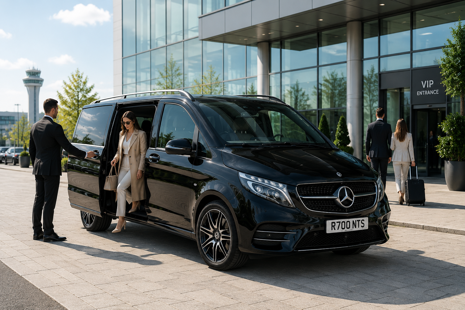 NTS Newark Airport Taxi Transfers Mercedes Viano people carrier for group travel