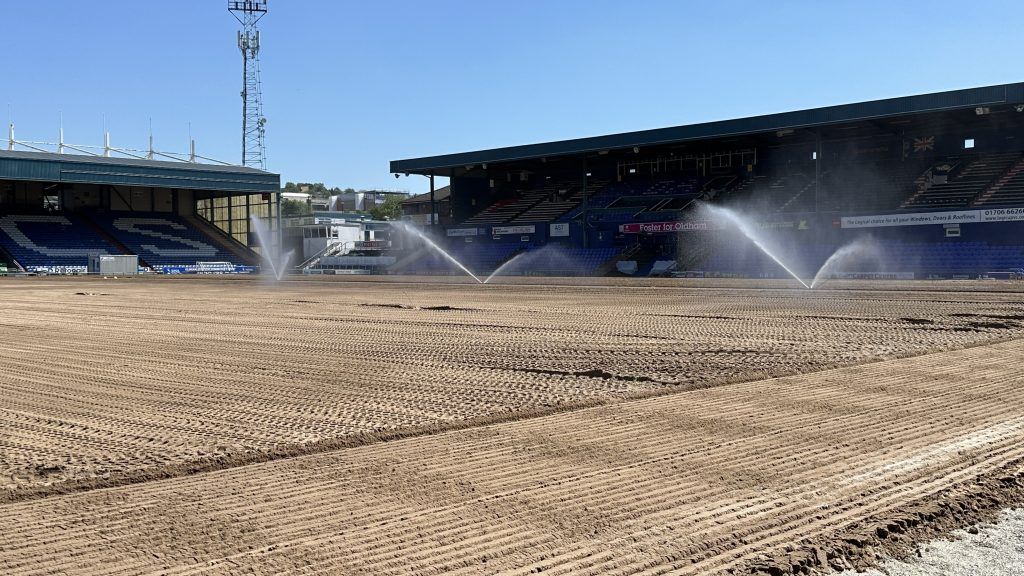 Oldham Athletic Mid Pitch Upgrade