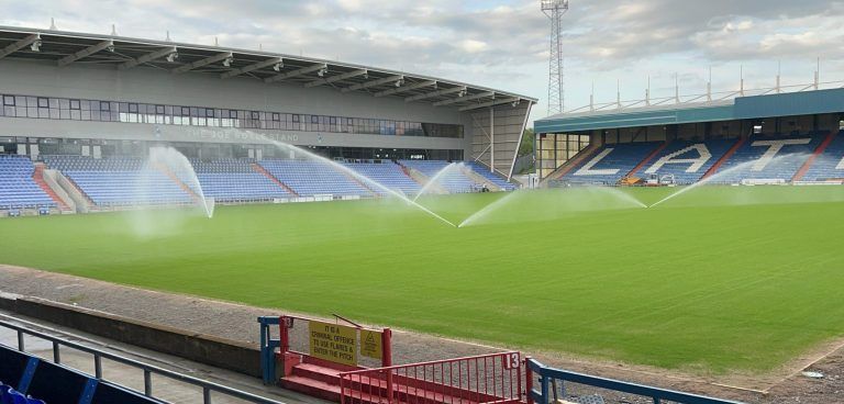 The Boundary Park Stadium - Oldham Athletic Hunter I-80 Sprinklers In-pitch