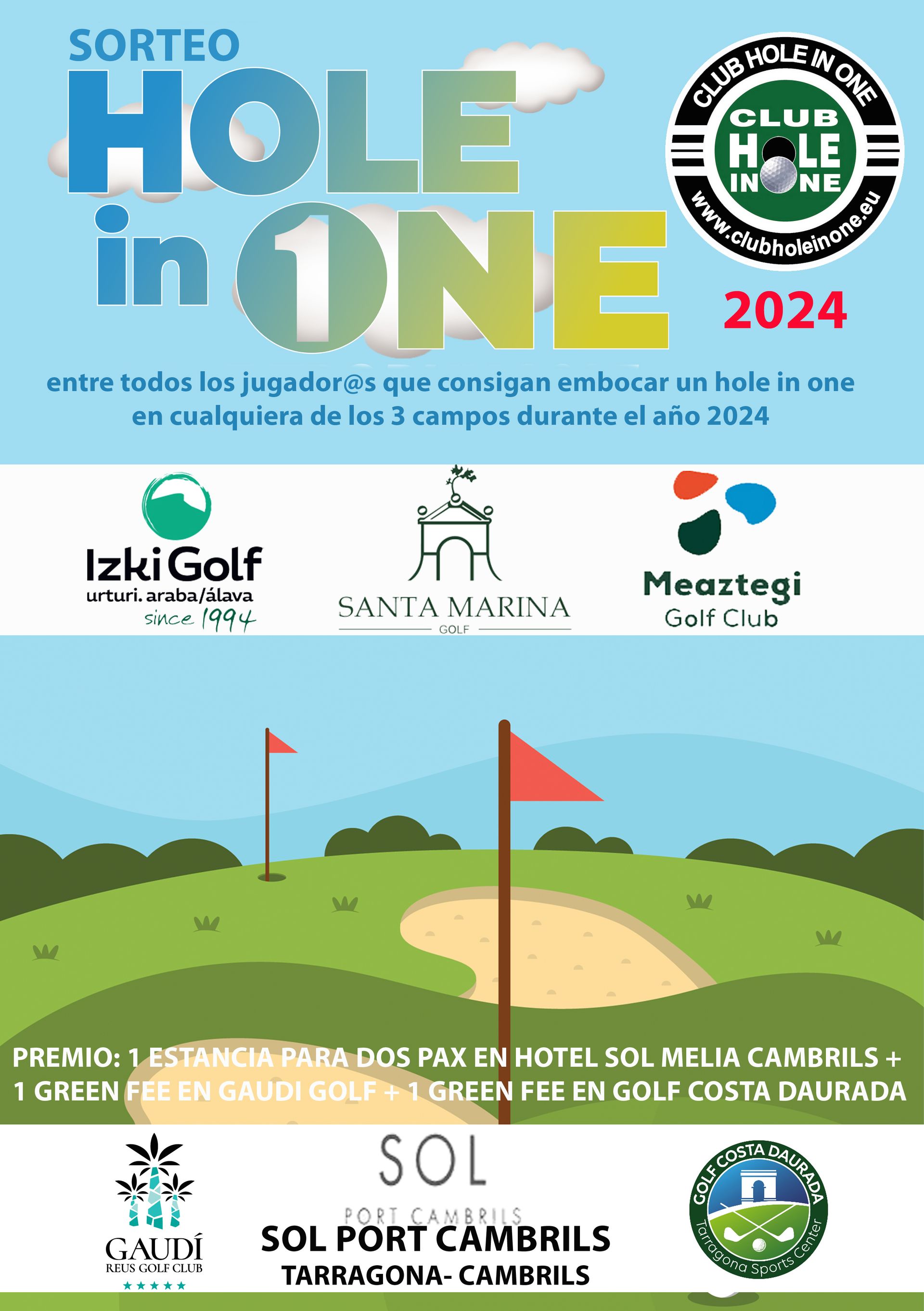 hole in one. pitch putt golf