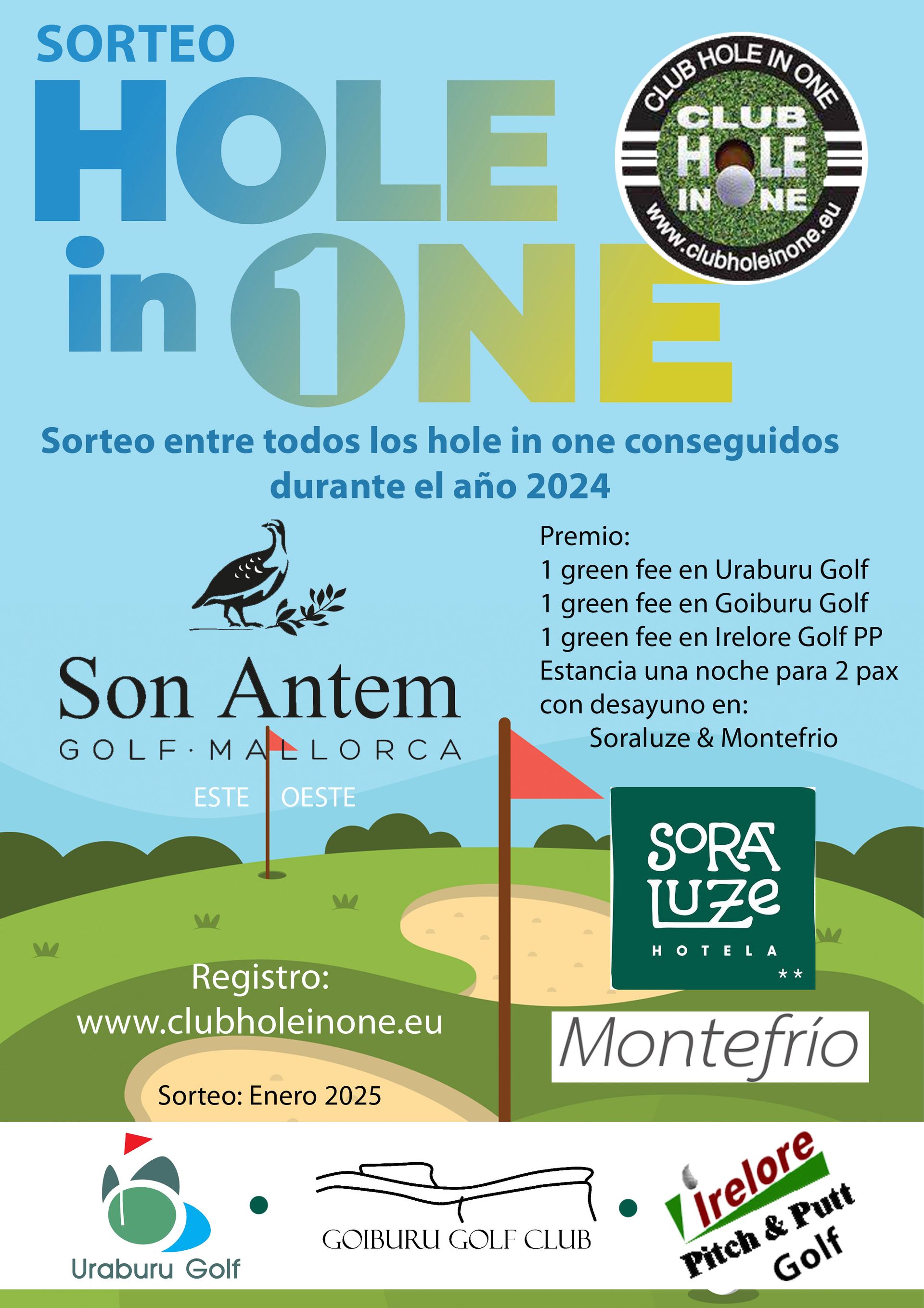 hole in one. pitch putt golf