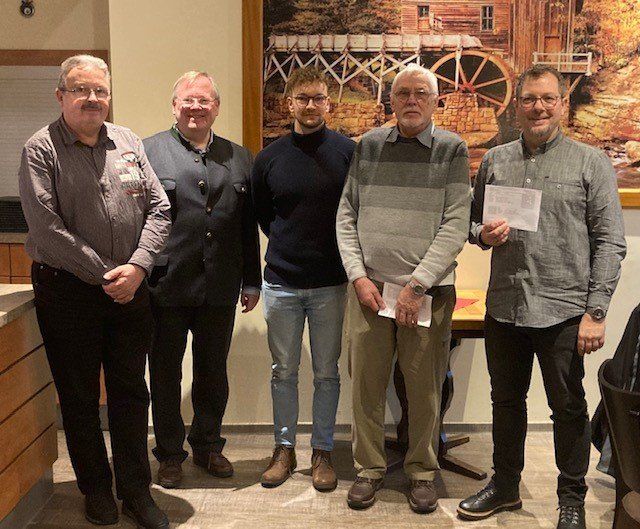 Die Schützen auf dem Bild von links nach rechts: Ralf Schubert, Uwe Freundel, Marius Möhle, Klaus Schuster und Norman Stengel (es fehlt Jan-Hendrik Staschel).