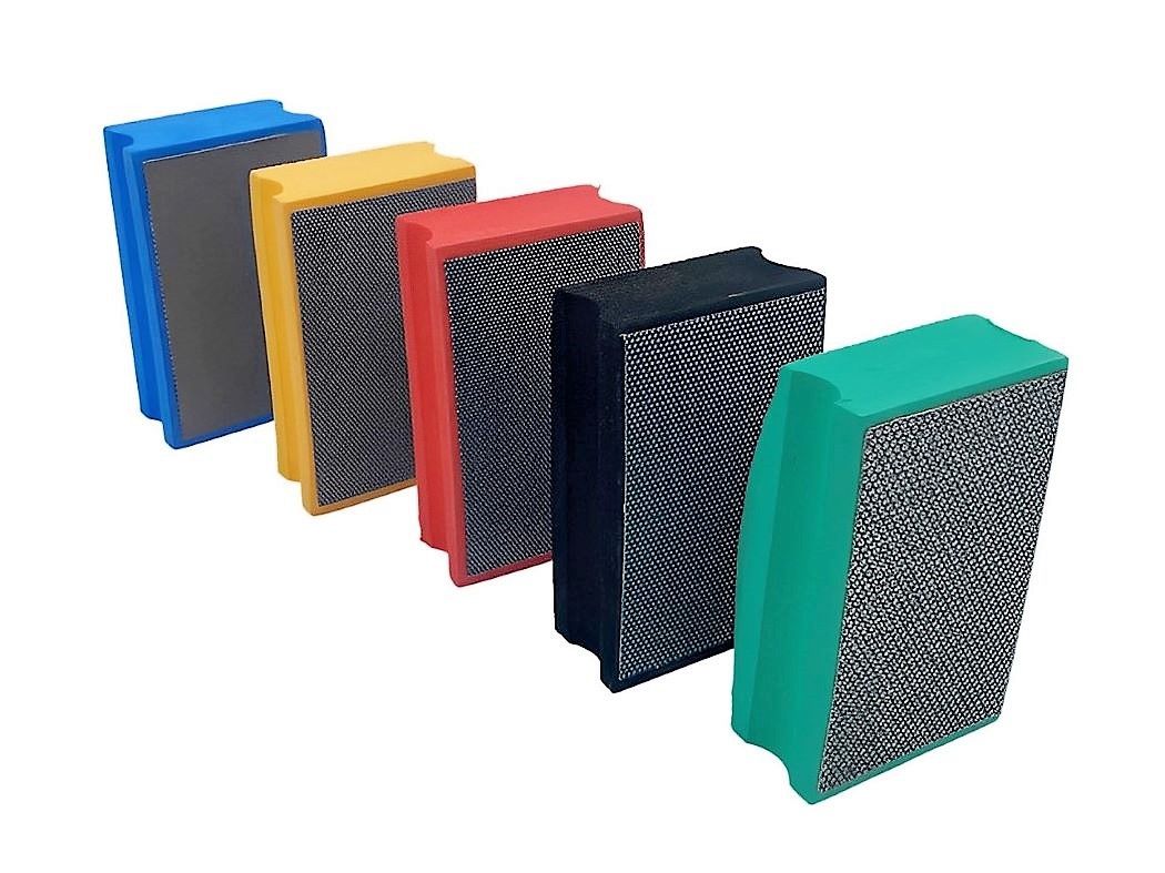 NKAS Diamant-Handpads, Diamantwerkzeuge zum Schleifen und Polieren von Feinsteinzeug, Fliesen, Naturstein, Stein, Glas, GFK und Beton