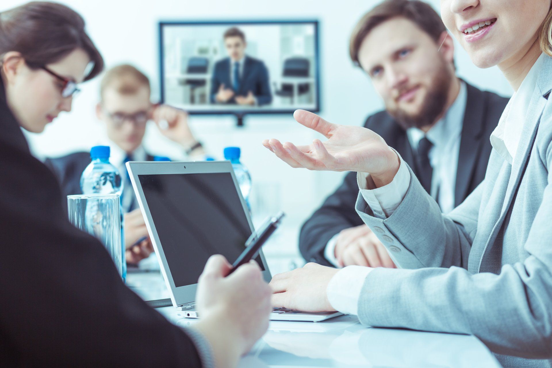 a meeting