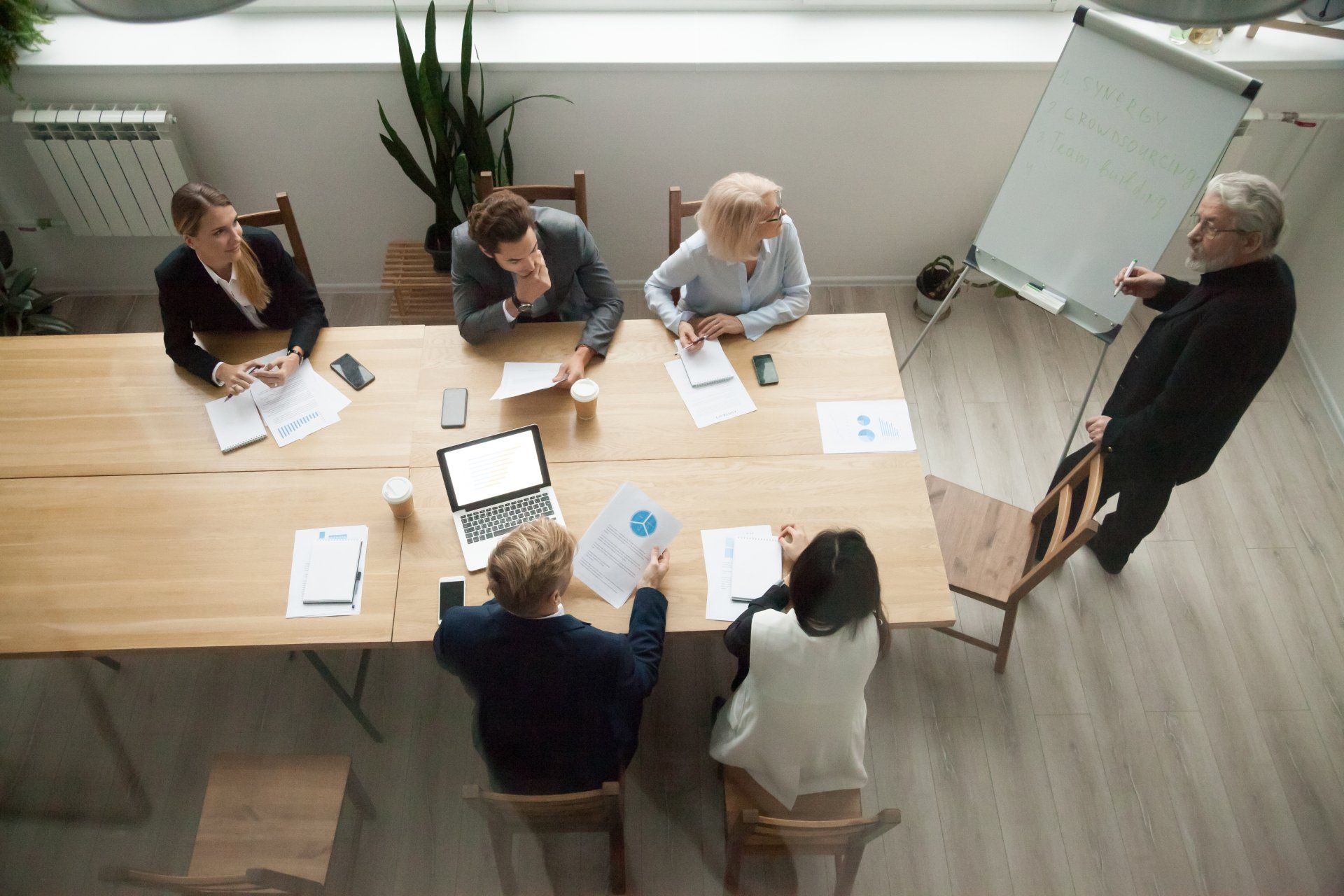 a meeting