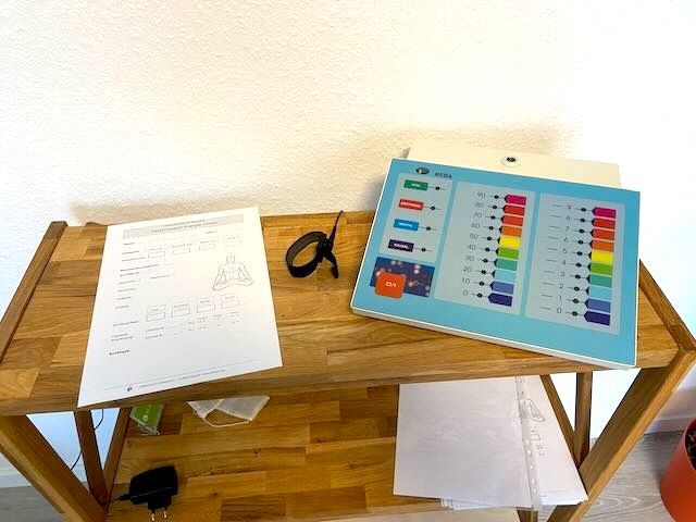 Rebatestgerät für PSE zur Testung von Energieblockaden und Durchfürhung des Energiechecks