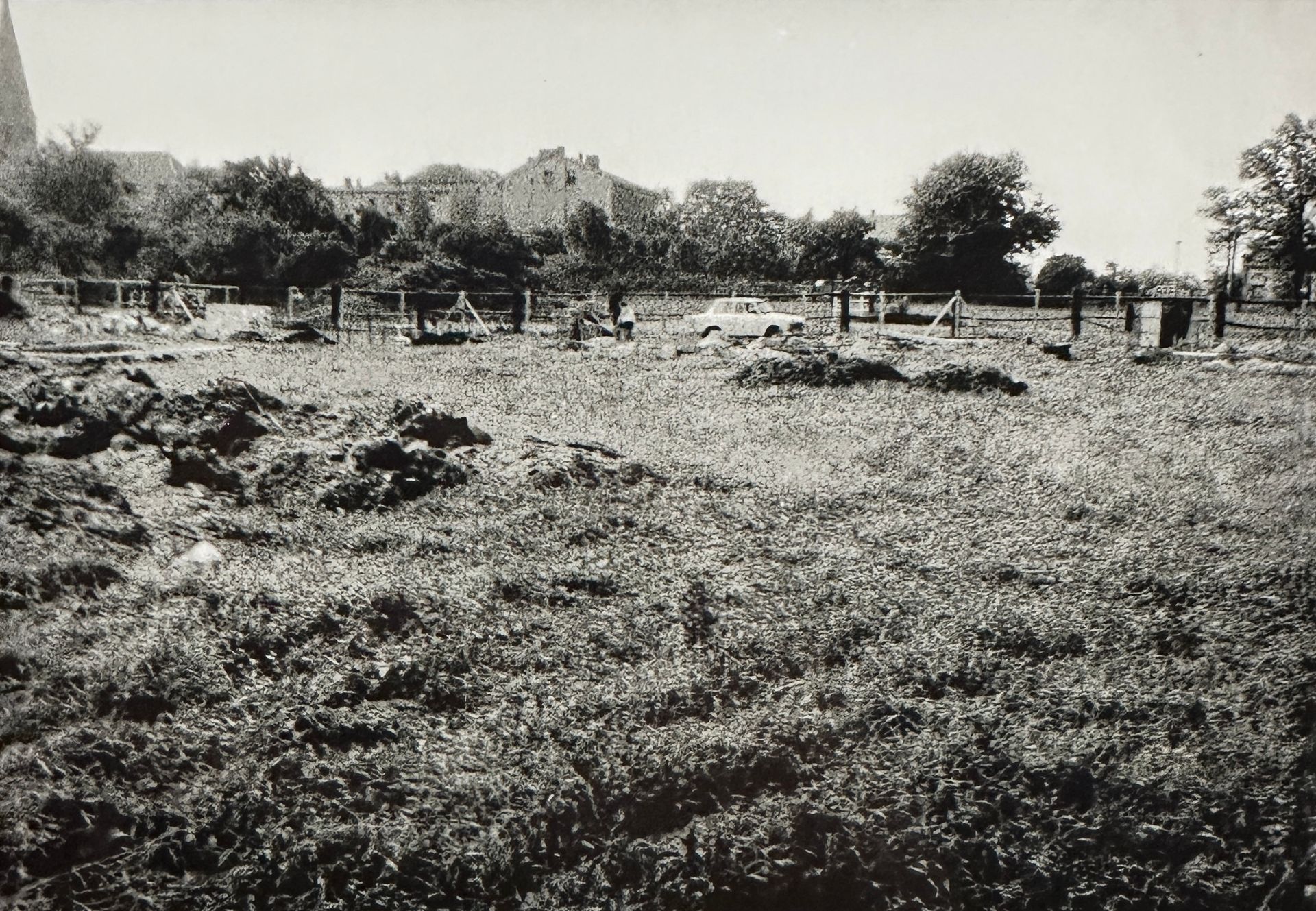 Schwarzweisbild KGA, Fläche ungebautes Ackerland (1982)
