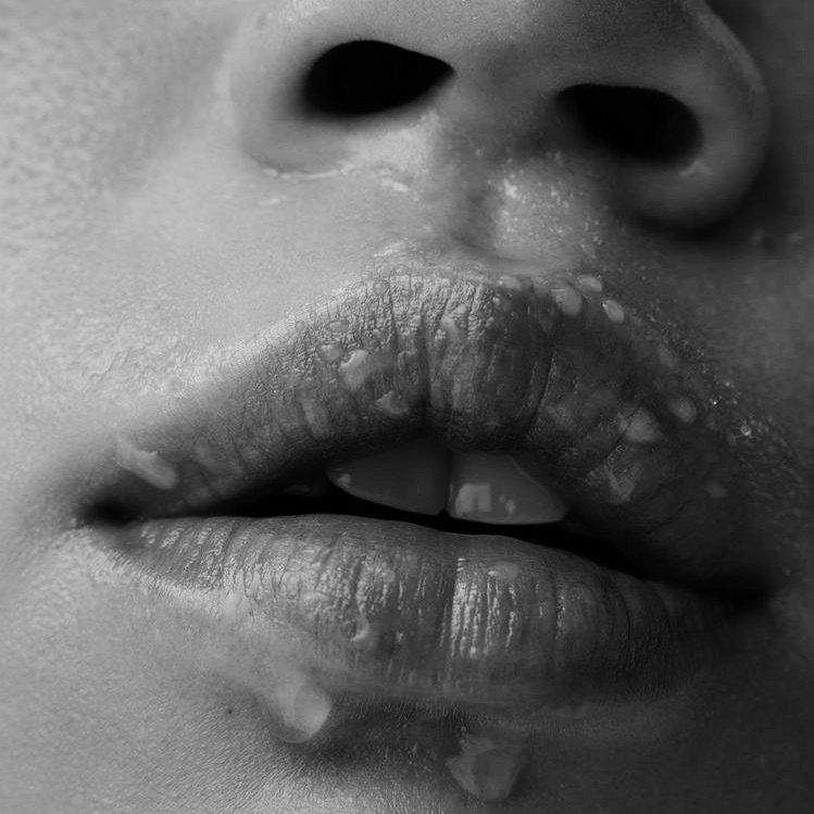 Hydratisierte Lippen