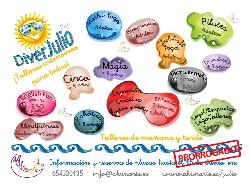 Actividades en Daganzo Verano 2019 Actividades en Verano en Daganzo