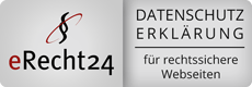 erecht24 Datenschutzerklärung Siegel