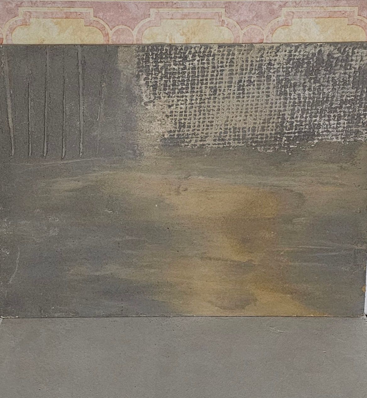 Muestras realizadas con diferentes texturas y pintura de arcilla Rock