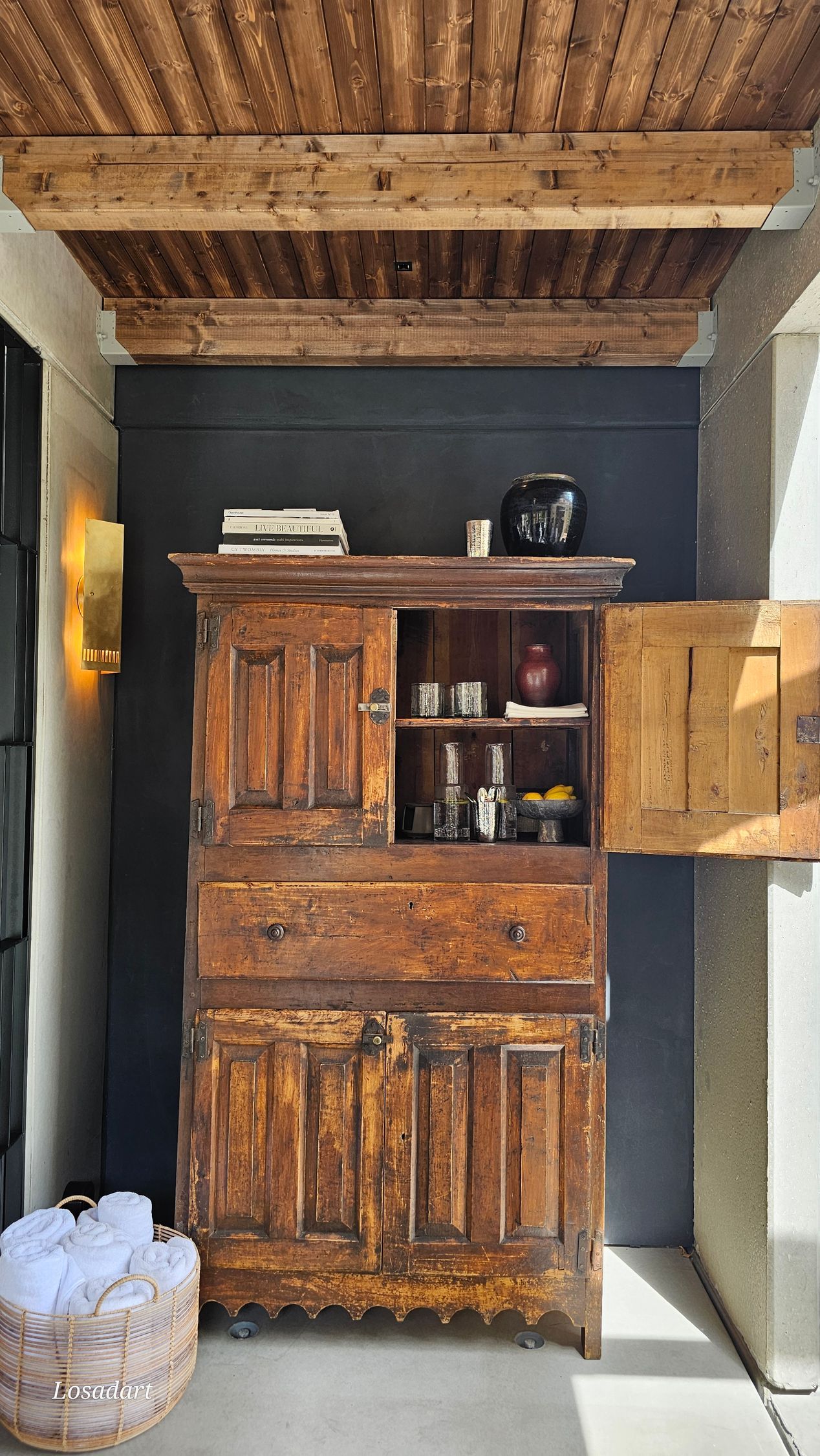 Restauración de techos de madera.