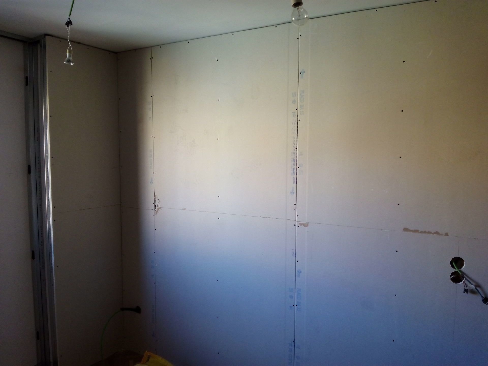 Reforma de paredes con planchas de pladur