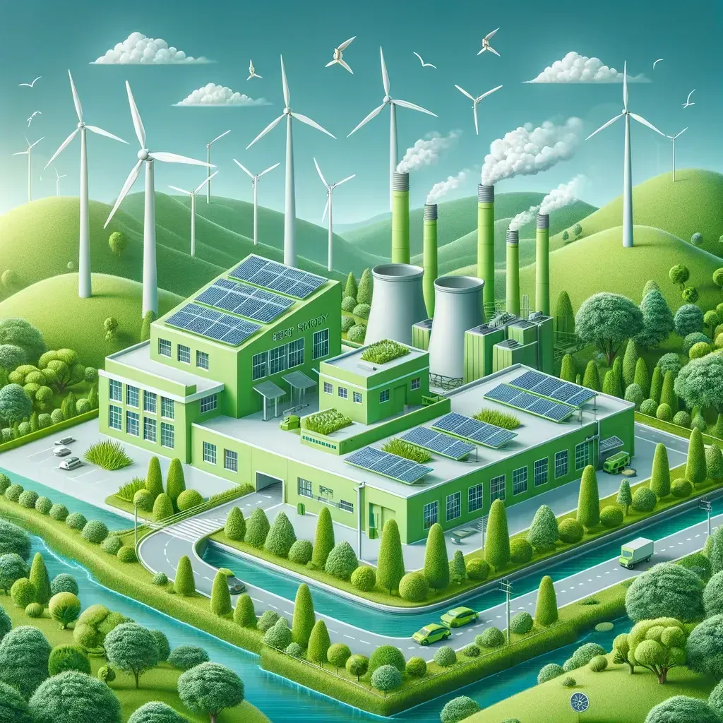 Infographic illustrating the intersection of Lean Six Sigma methodologies with sustainability