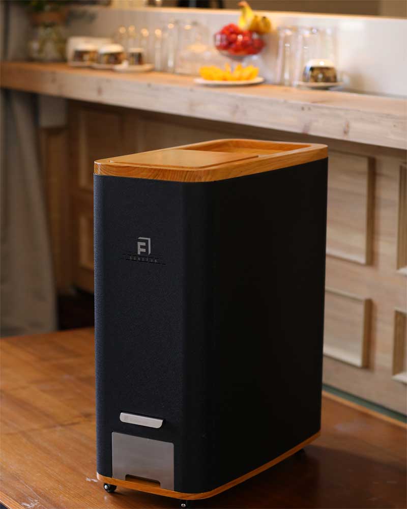 Compacteur pour particuliers, petits restaurant, snacks compacteur mecanique enzyme biodéchet clean earth Quick Digest Oudini