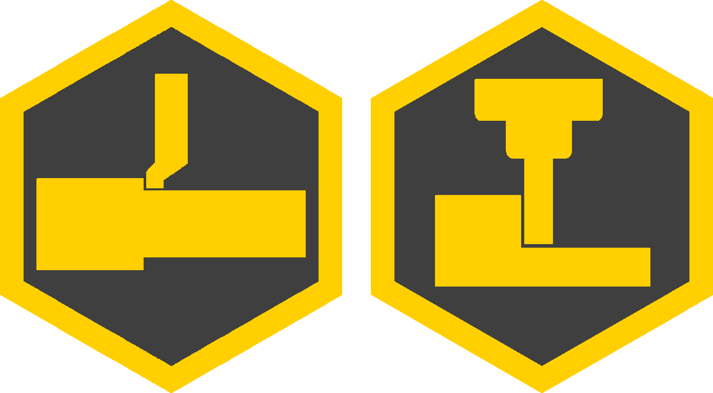 Icon Drehen und Fräsen