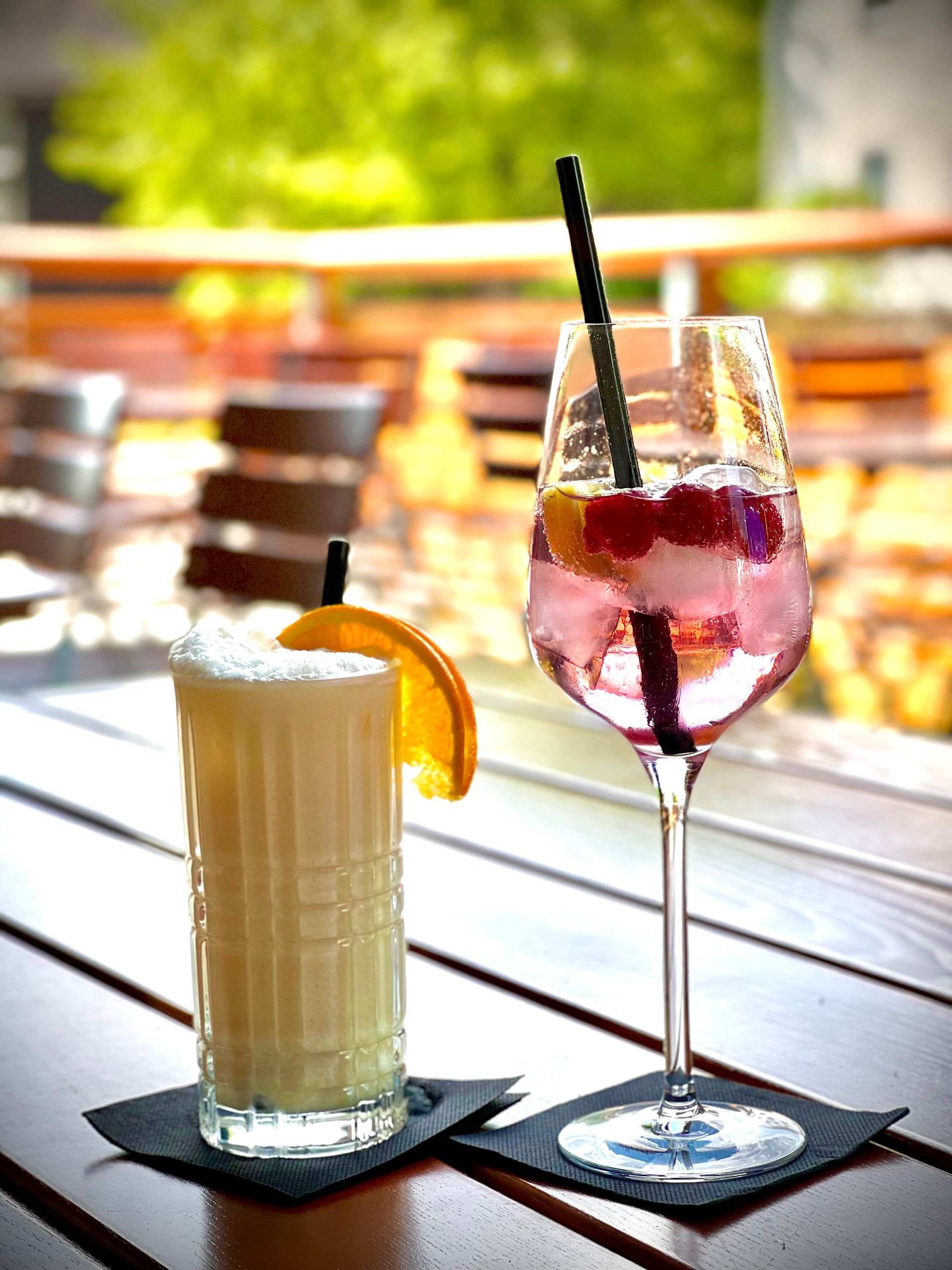 Cocktail Happy Hour Terrasse Gaststubn Gasthof Altmann