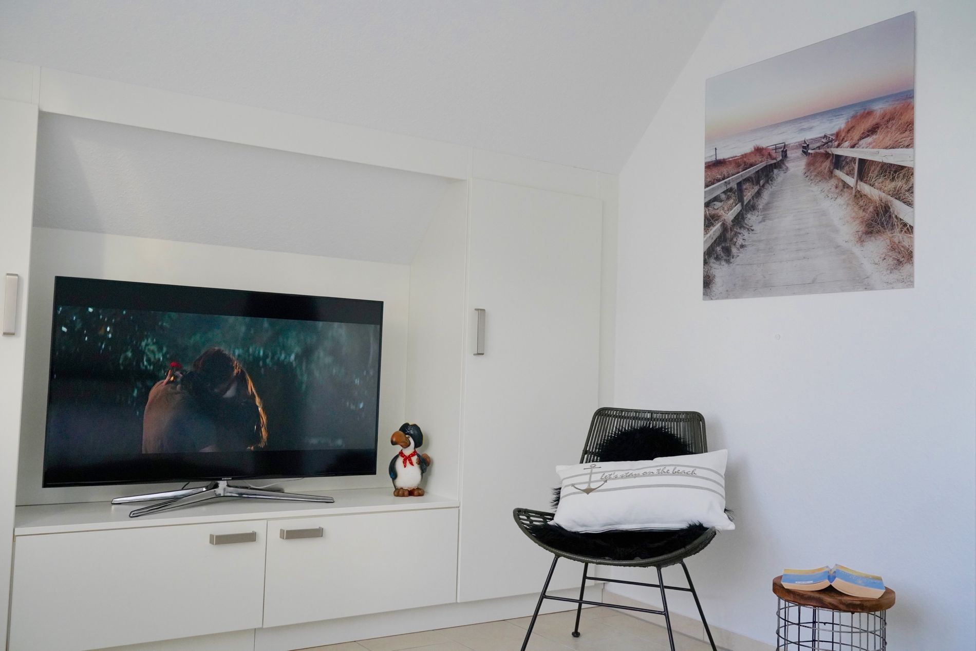 Nordsee Huus in Nessmersiel /  Smart TV im Schlafzimmer