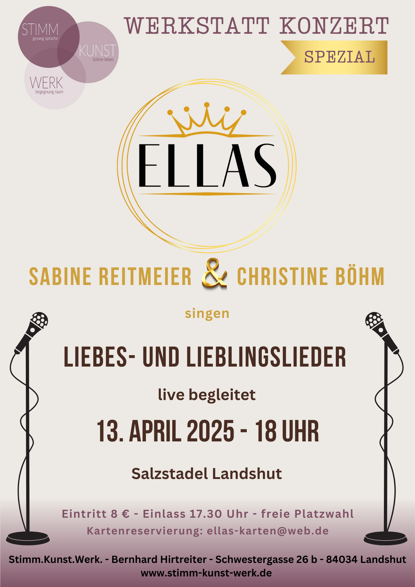 Ellas Werkstattkonzert SPEZIAL