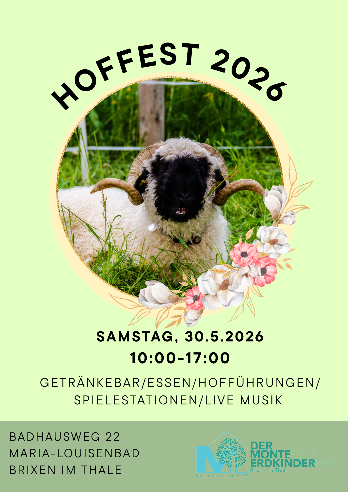 Hoffest 2026 am Erdkinderhof durch das Montessorihaus Wörgl