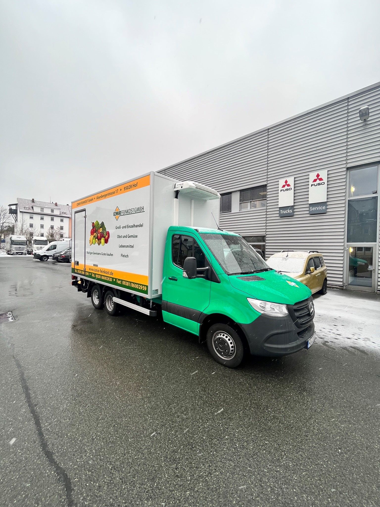 Mercedes Sprinter Zusatzachse Auflastung Nutzlasterhöhung Radstandsverlängerung Frischdienst Kühlaufbau