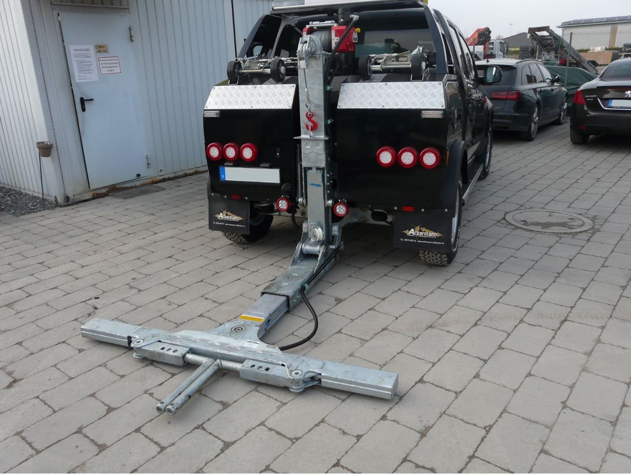 Hubbrille Bergefahrzeug Elektrofahrzeuge E-Autos Tiefgaragen Tiefgarage Rückfahrkamera
