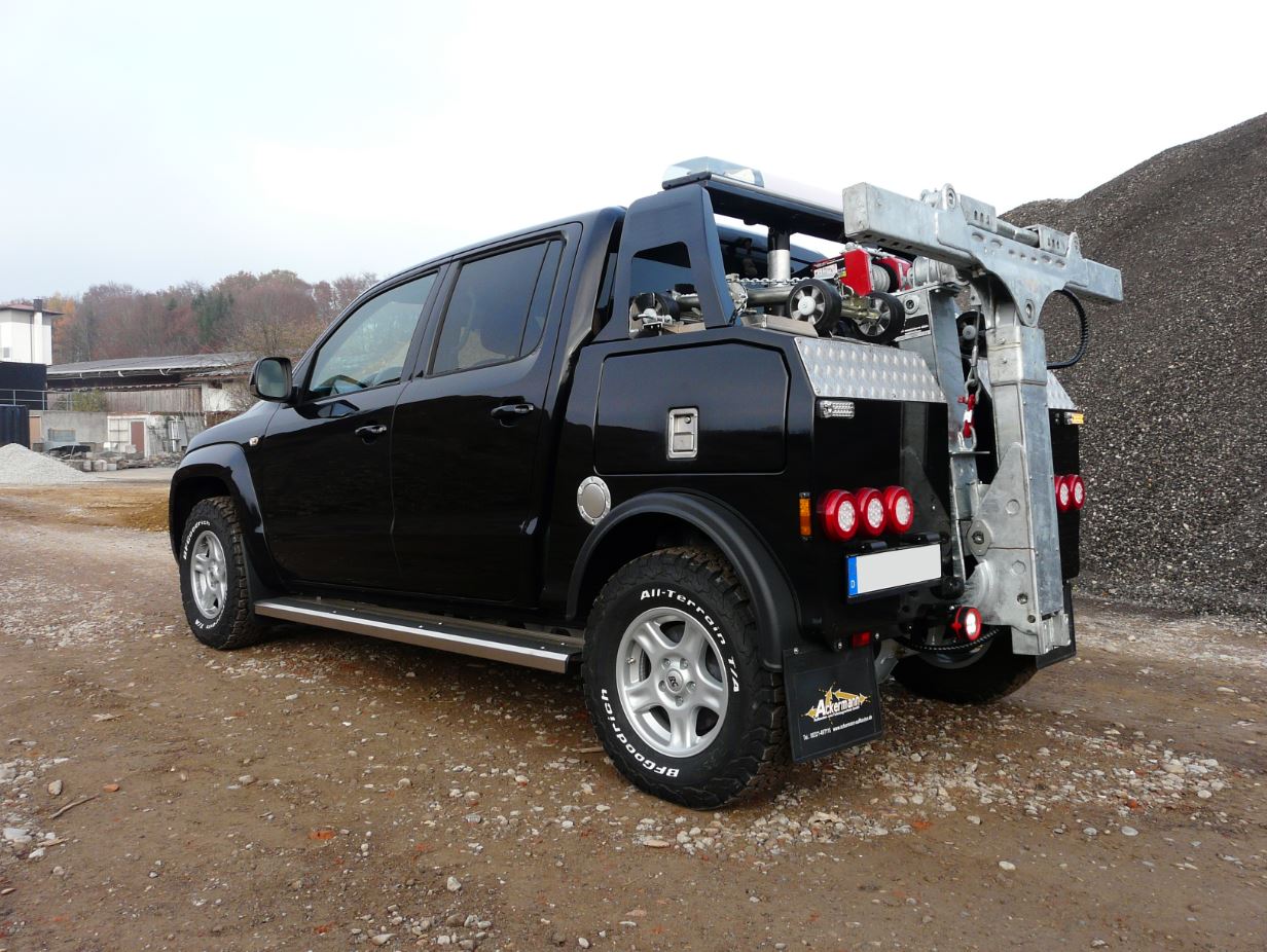 Hubbrille Bergefahrzeug Elektrofahrzeuge E-Autos Tiefgaragen Tiefgarage Rückfahrkamera