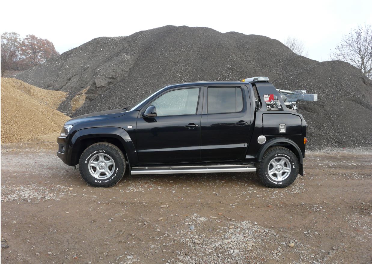 Hubbrille Bergefahrzeug Elektrofahrzeuge E-Autos Tiefgaragen Tiefgarage Rückfahrkamera